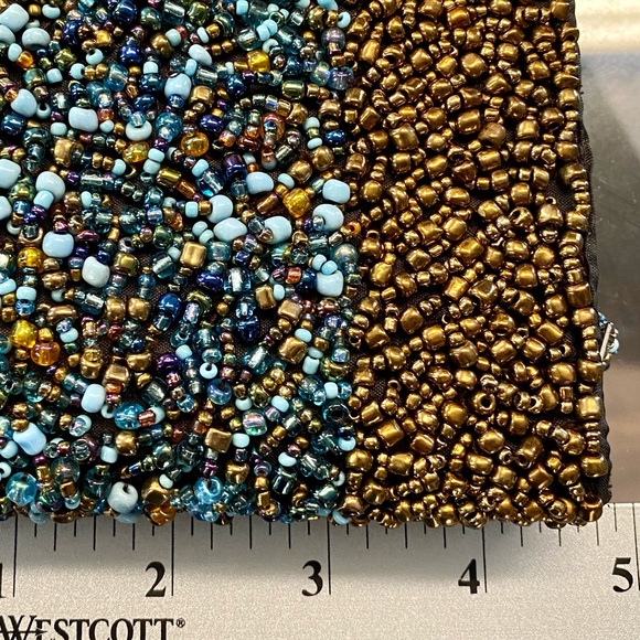 Beautiful beaded bridal shoppe event purse bag pochette - Picture 8 of 10